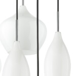 803060 Подвес PENTOLA 6х40W E14 ХРОМ/БЕЛЫЙ — изображение 5