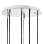 803060 Подвес PENTOLA 6х40W E14 ХРОМ/БЕЛЫЙ — изображение 6