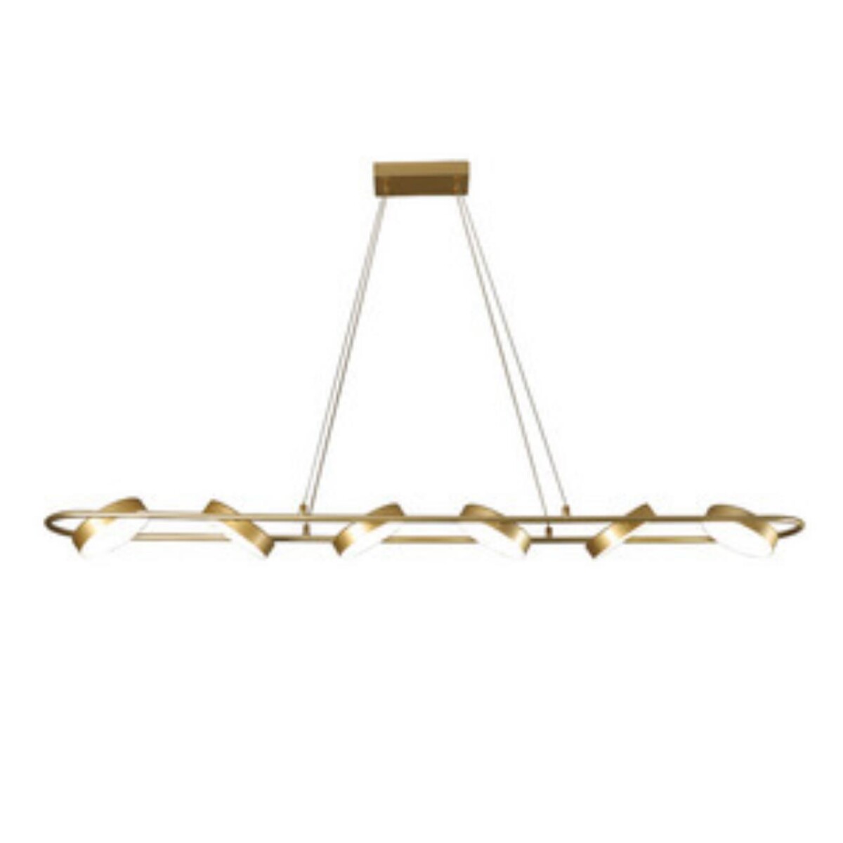 4677-6P, подвесная люстра, L1490xW190xH145/1200, LEDx90W, 3100LM, 3000-6000K, IP20, included, remote control — изображение 1