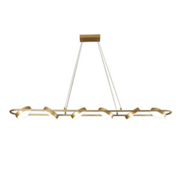 4677-6P, подвесная люстра, L1490xW190xH145/1200, LEDx90W, 3100LM, 3000-6000K, IP20, included, remote control