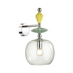 4893/1WB CLASSIC ODL_EX22 139 хром/раноцветн./керамика/стекло Бра E14 1*40W 4893/1WB BIZET — изображение 3