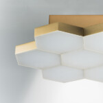 750073 Люстра потол FAVO LED-35W 1680LM ЗОЛОТО 4000K — изображение 8