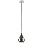 803037 Подвес PENTOLA 1х25W G9 ХРОМ/ДЫМЧАТЫЙ