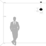 803047 Подвес PENTOLA 1х25W G9 ХРОМ/ДЫМЧАТЫЙ — изображение 2