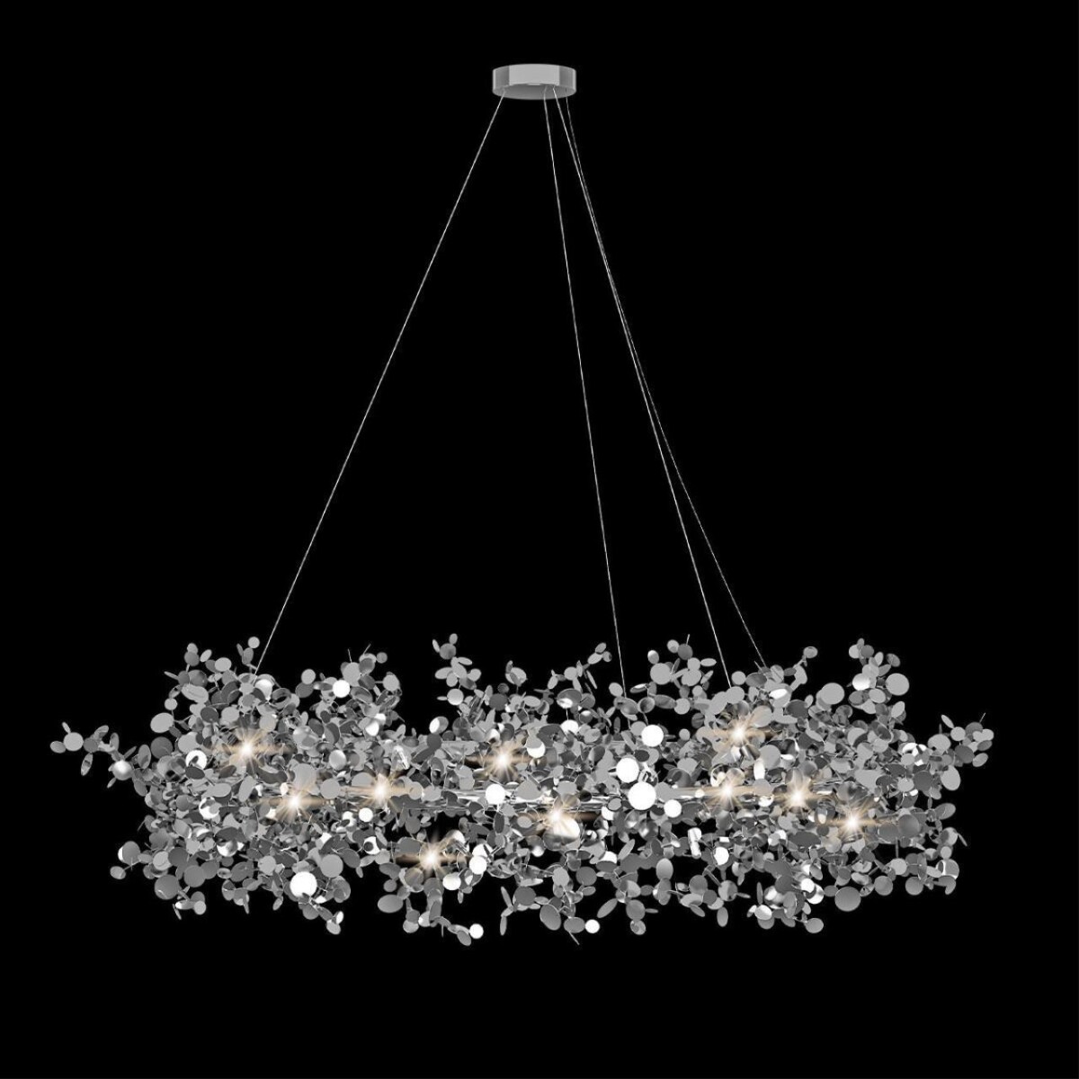 в наличии 10101/800 Chrome Подвесная люстра LOFT IT Spark - купить в интернет-магазине Светильники Торг