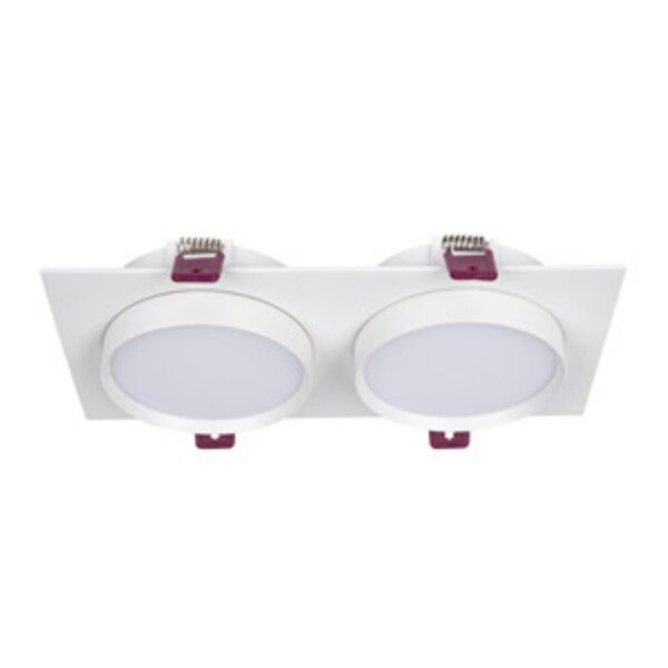 4649-2C, врезной светильник, L215xW108xH37, cutout:L186xW92, 2xGX53LEDx15W, IP20, excluded