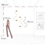 10388W Brass Настенный светильник LOFT IT Thread — изображение 9