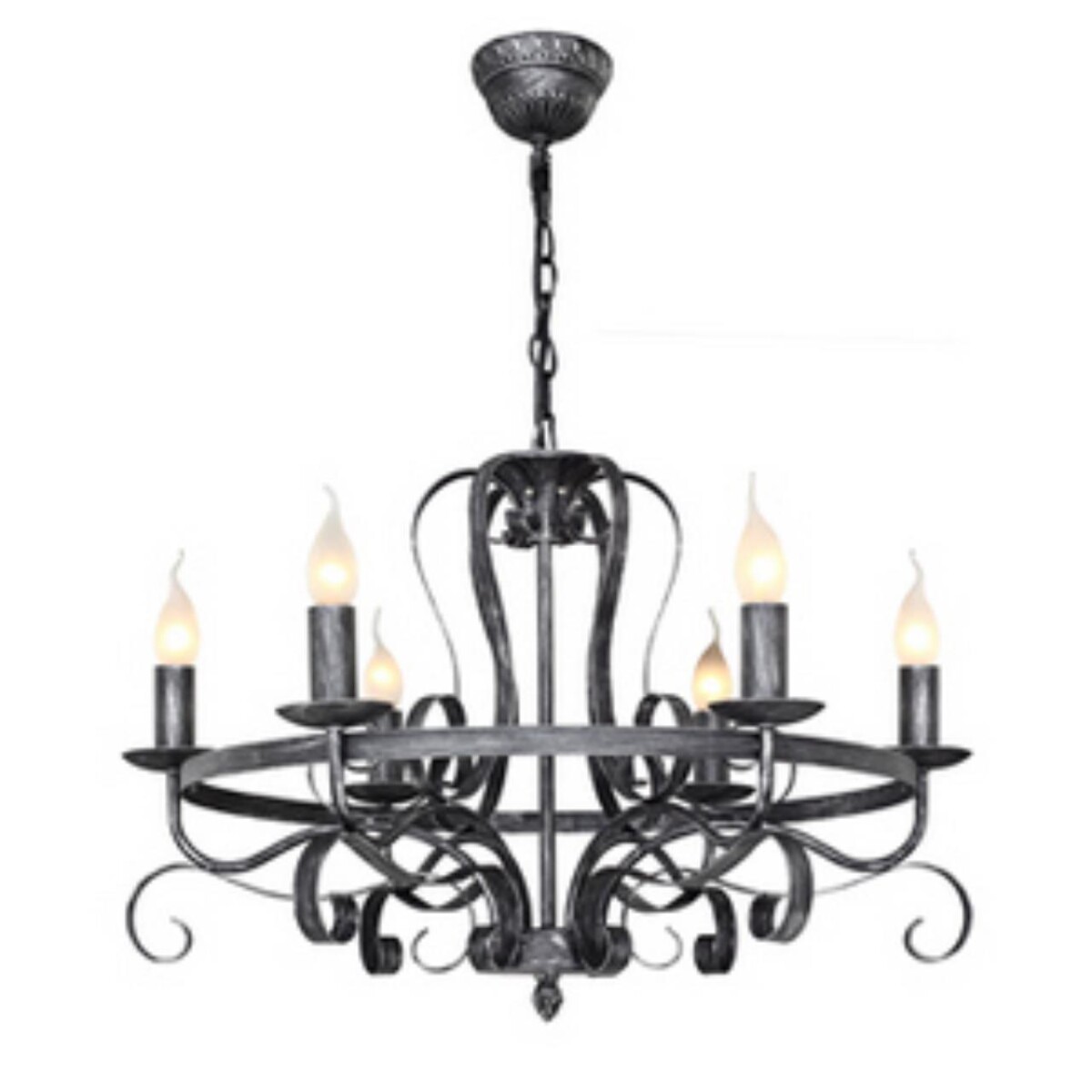 2162-6P, люстра подвесная, D650xH460/1160, 6xE14x40W, excluded — изображение 1