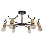 в наличии 10024/6 Black Люстра на штанге LOFT IT Sven - купить в интернет-магазине Светильники Торг