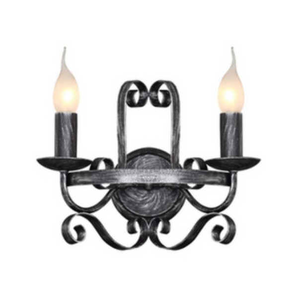 2162-2W, настенный светильник, D180xW310xH260, 2xE14x40W, excluded