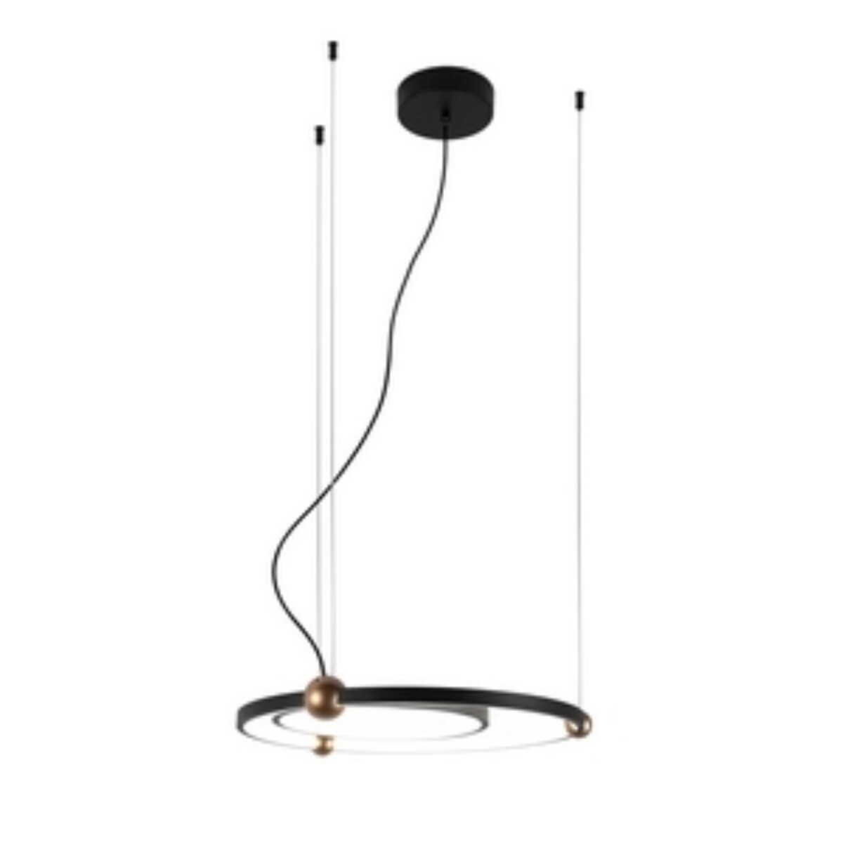 4569-1P, подвесная люстра, D500xH1600, LEDx40W, 2600LM, 4000K, included — изображение 1