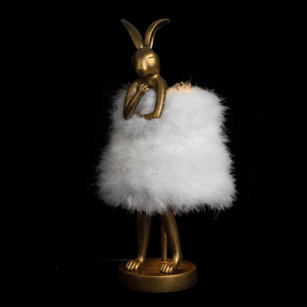 в наличии 10315/A White fluff Настольная лампа LOFT IT Lapine - купить в интернет-магазине Светильники Торг