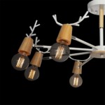 в наличии 10024/8 White Люстра на штанге LOFT IT Sven - купить в интернет-магазине Светильники Торг