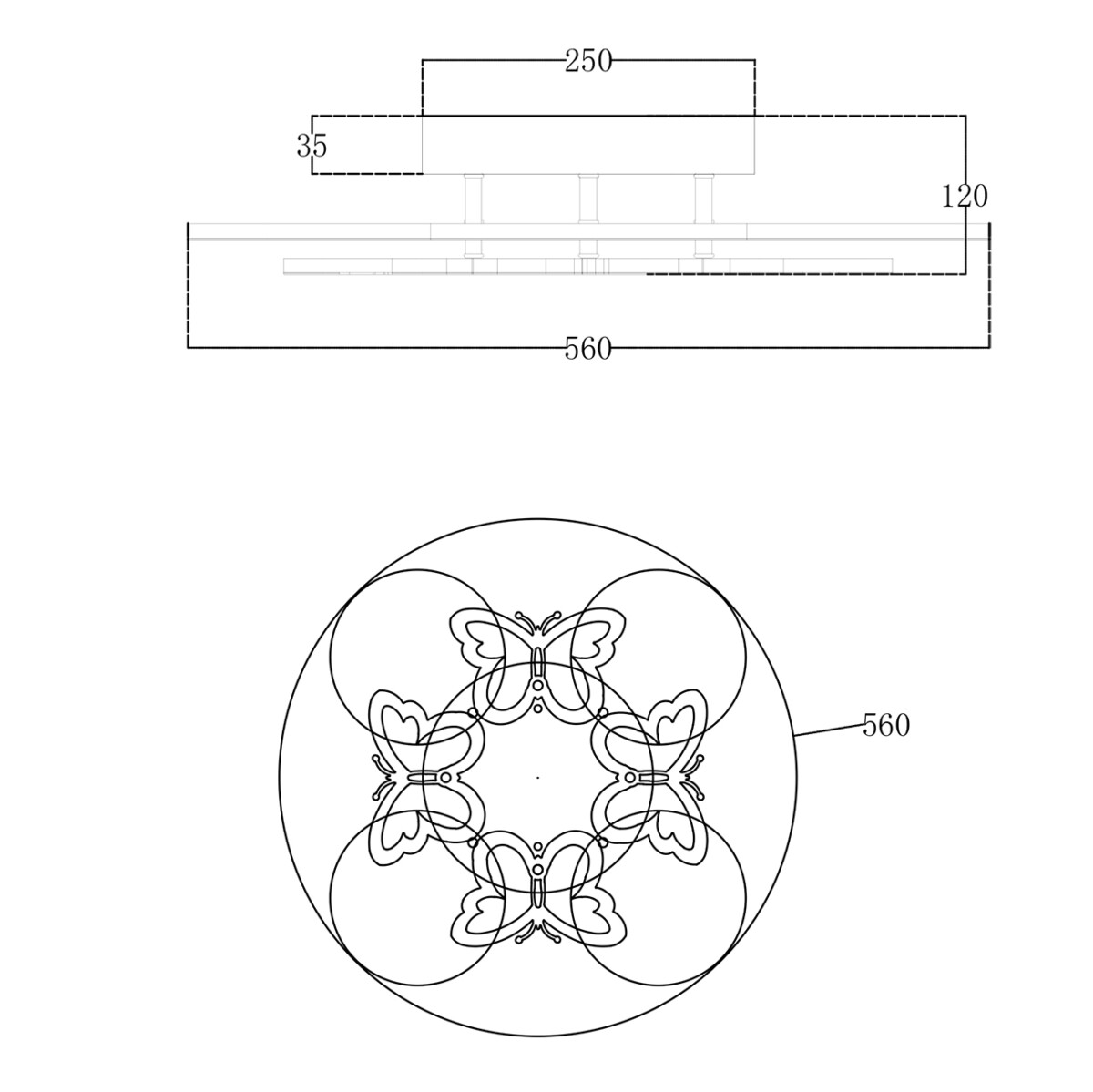 Escada 10272/8 LED*117W White — изображение 4