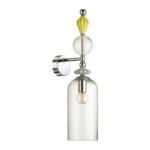 4893/1WA CLASSIC ODL_EX22 139 хром/раноцветн./керамика/стекло Бра E14 1*40W 4893/1WA BIZET