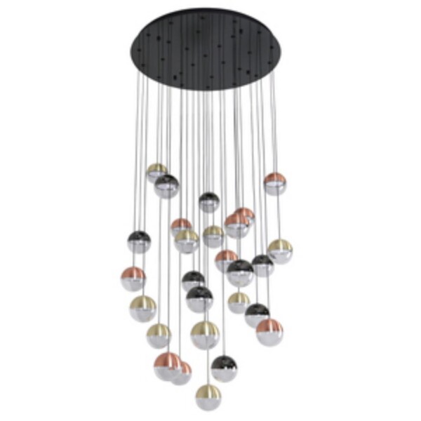 4371-27P, подвесная люстра, D830xH2680, 27xLEDx5.4W, 10220LM, 4000K, CRI>90, included