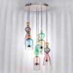 814069  2КОР! Люстра BELLE LED 6х8W 2400LM АЛЮМИНИЙ/МУЛЬТИКОЛОР 3000K — изображение 11