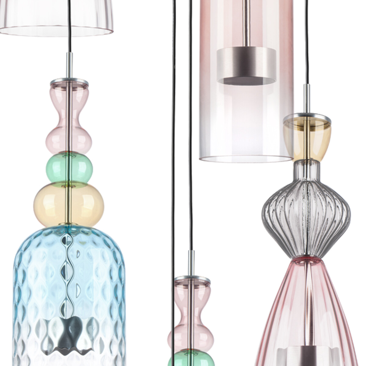 814069  2КОР! Люстра BELLE LED 6х8W 2400LM АЛЮМИНИЙ/МУЛЬТИКОЛОР 3000K — изображение 6