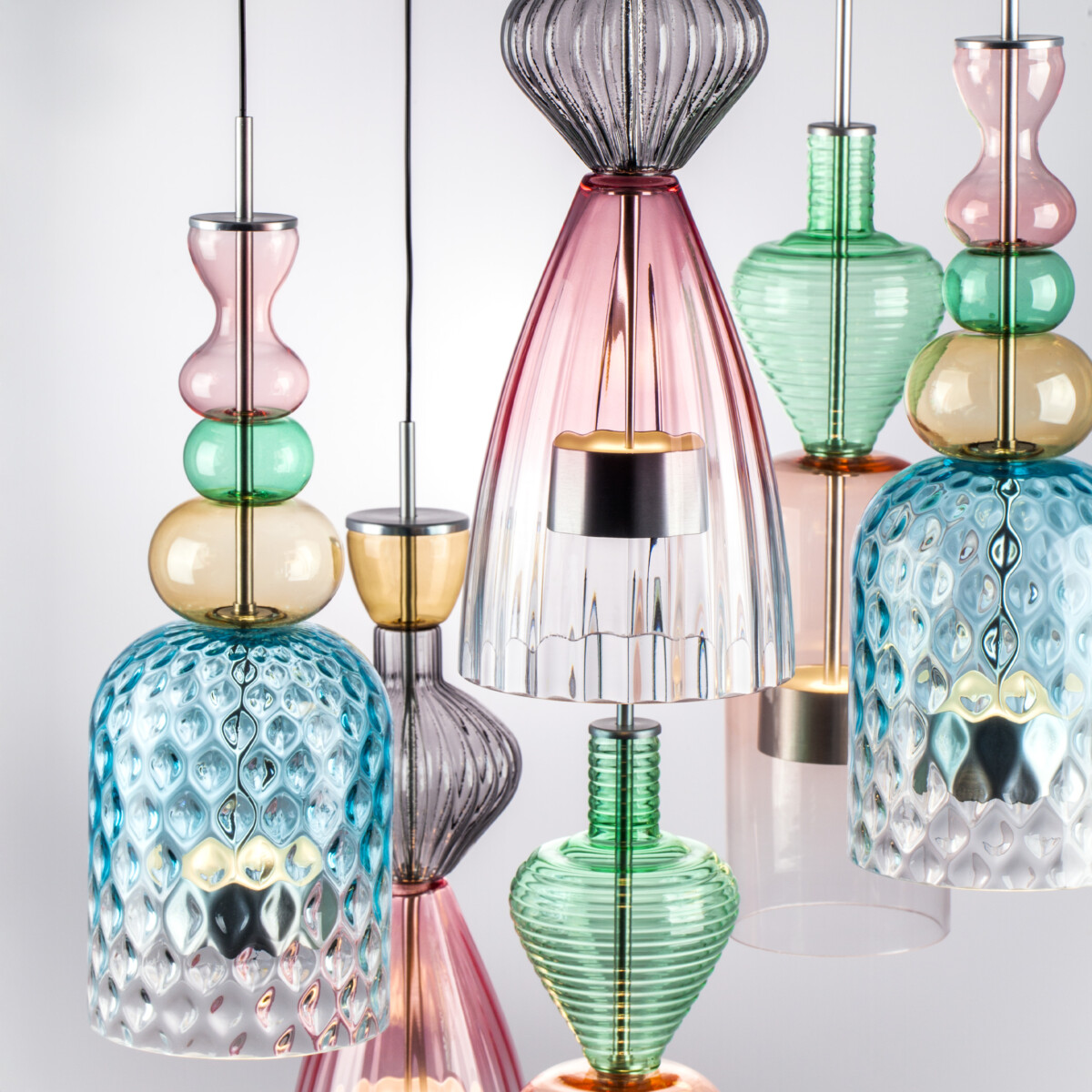 814069  2КОР! Люстра BELLE LED 6х8W 2400LM АЛЮМИНИЙ/МУЛЬТИКОЛОР 3000K — изображение 13