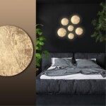 3561/9WL HIGHTECH ODL18 449 золот. фольг-ние Настен. светильник IP20 LED 3000K 9W 504Лм 220V SOLARIO