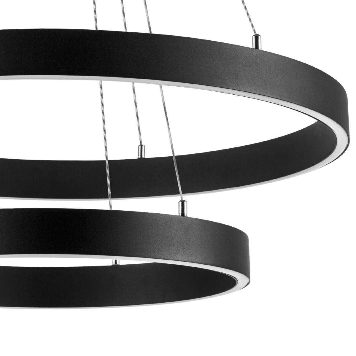 748117 Люстра SATURNO LED 60W 4400LM 70G ЧЕРНЫЙ 3000-6000K — изображение 4