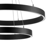 748117 Люстра SATURNO LED 60W 4400LM 70G ЧЕРНЫЙ 3000-6000K — изображение 4