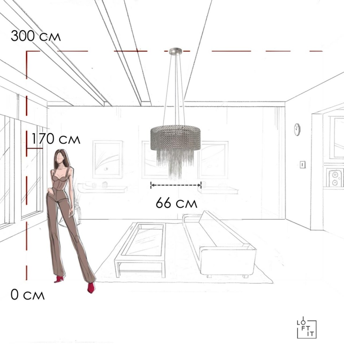 10406/660 Подвесная люстра LOFT IT Opera — изображение 10