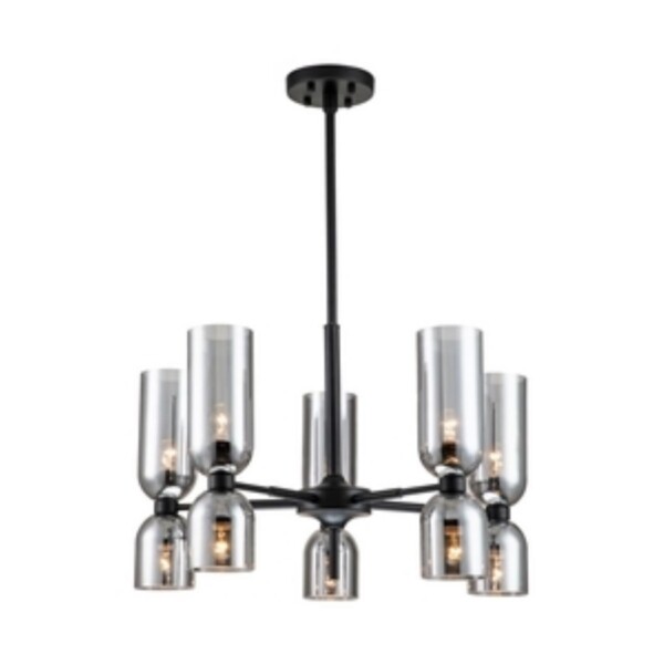 2877-5P, подвесная люстра, D680*H550/850, 10xE14x40W, excluded