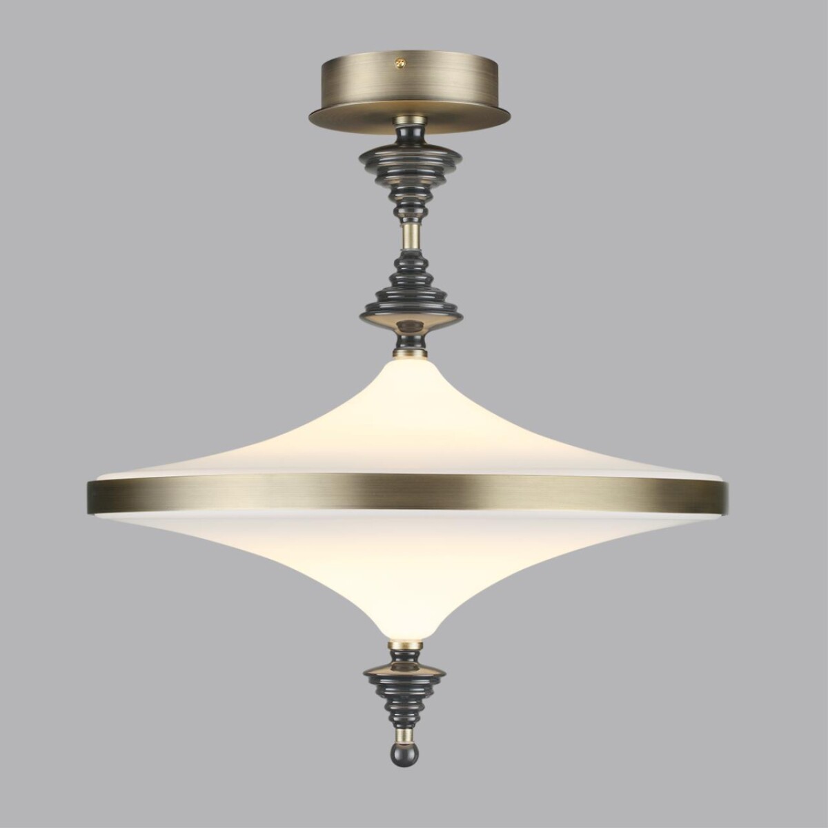 5404/43CL L-VISION ODL_EX25 027 бронзов.брашированн./черный/стекло/керамика Люстра потолочная LED 43W 3000K ULA — изображение 5