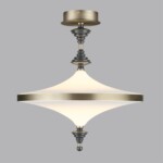 5404/43CL L-VISION ODL_EX25 027 бронзов.брашированн./черный/стекло/керамика Люстра потолочная LED 43W 3000K ULA — изображение 5