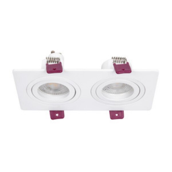 4647-2C, врезной светильник, L172xW92xH28, cutout:L150xW75, 2xGU10x35W, IP20, excluded