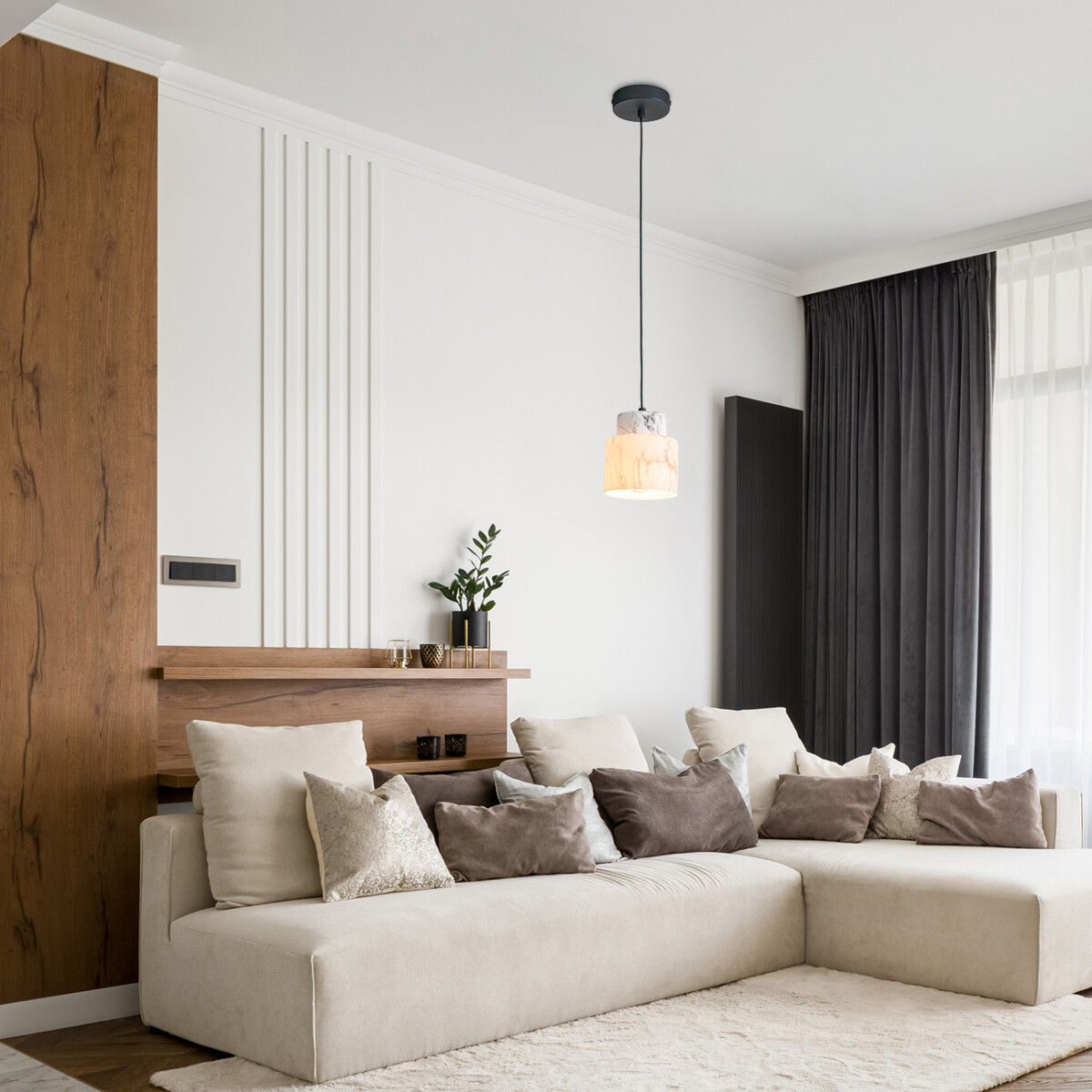 Escada 1173/1S E27*60W Black/Marble white — изображение 5