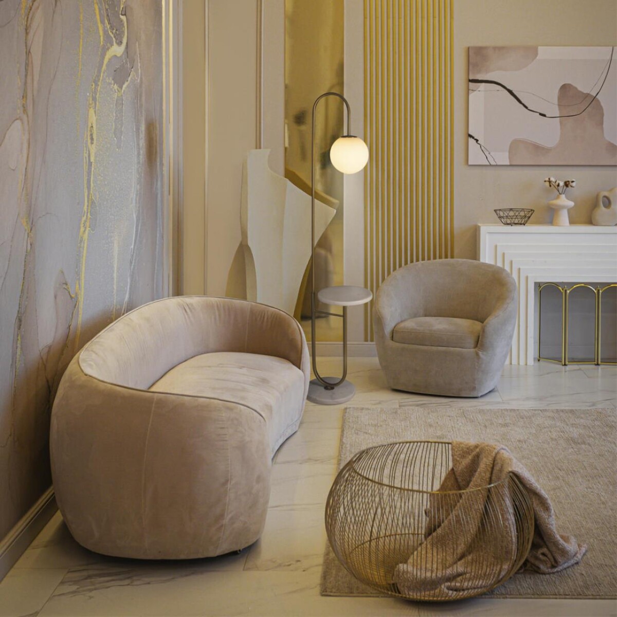 в наличии 10145 Gold Торшер LOFT IT Sonni - купить в интернет-магазине Светильники Торг