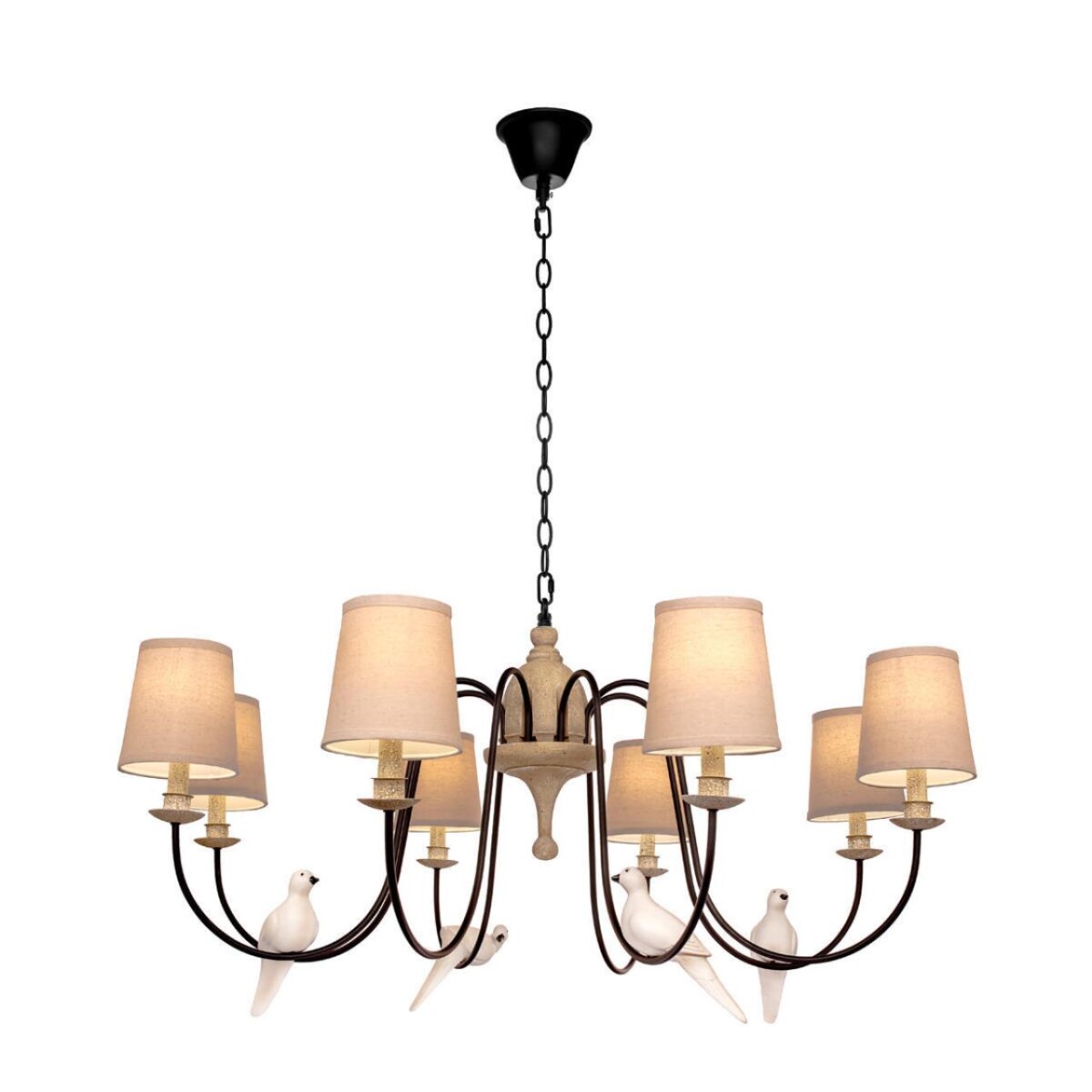 в наличии LOFT1029A-8 Подвесная люстра LOFT IT Birds - купить в интернет-магазине Светильники Торг