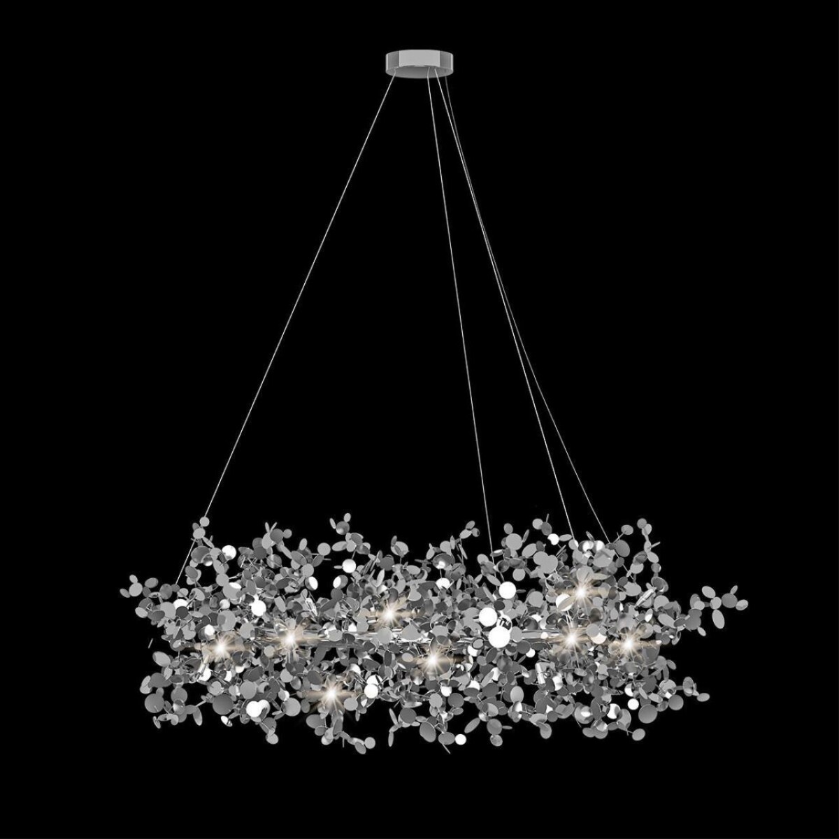 в наличии 10101/600 Chrome Подвесная люстра LOFT IT Spark - купить в интернет-магазине Светильники Торг