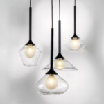 801204 Люстра VETRO 1х6W(led) G9 ЧЕРНЫЙ/ПРОЗРАЧНЫЙ — изображение 2