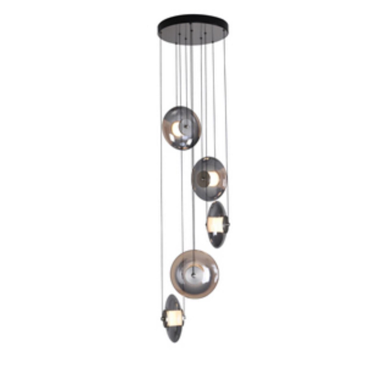 4373-5P, подвесная люстра, D400xH2190, 5xLEDx7.2W, 2520LM, 4000K, CRI>90, included — изображение 1