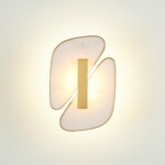 6638/10WL L-VISION ODL_EX24 087 металл/золотой/искусственный мрамор/акрил Настенный светильник IP20 LED 10W 3000K 220V CHIARA — изображение 4