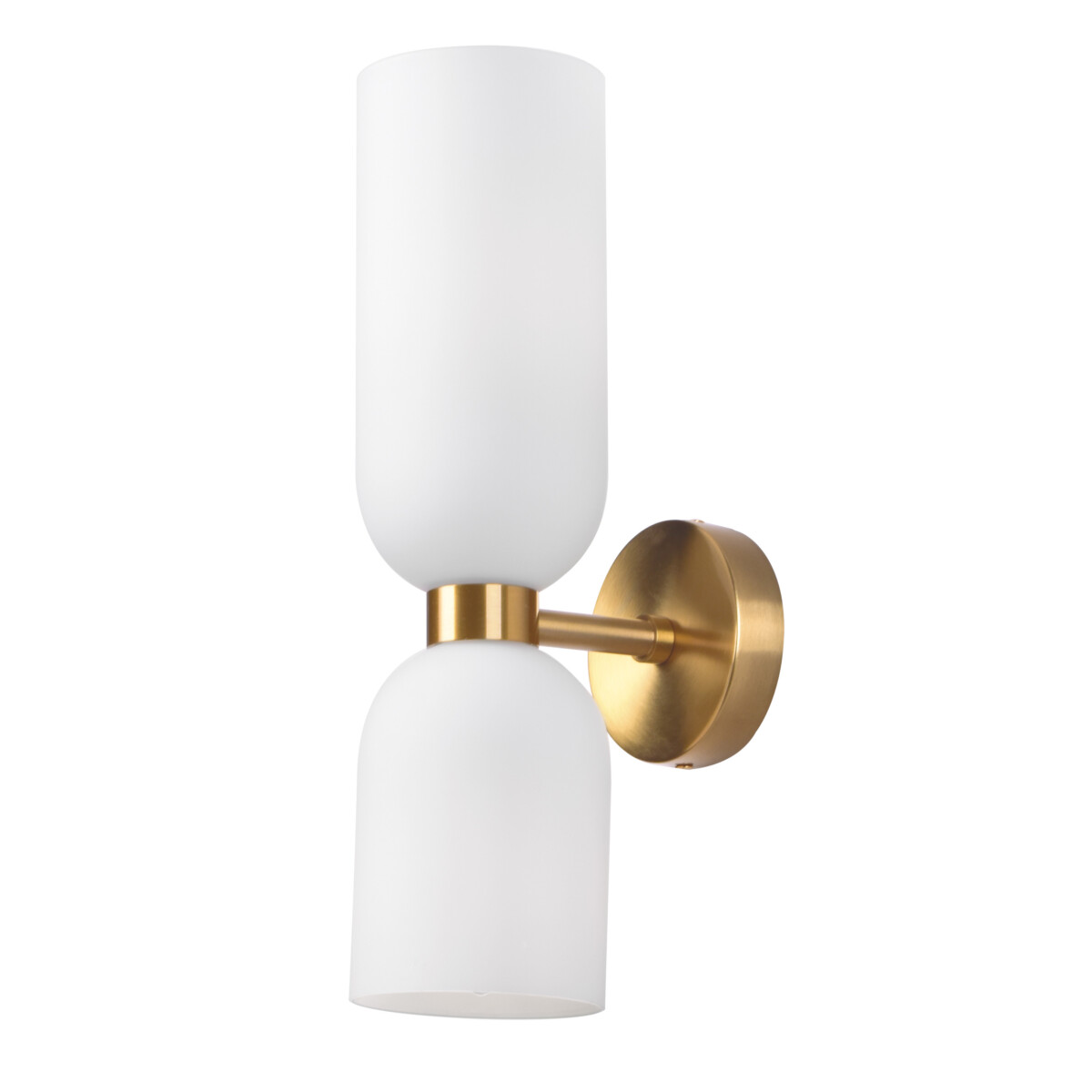 766631 Бра FLOP 2х6W (led) E14 ЛАТУНЬ/БЕЛЫЙ — изображение 1