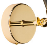 в наличии 816617 Бра DUMO 1х40W E14 ЧЕРНЫЙ МАТОВЫЙ/ЗОЛОТО - купить в интернет-магазине Светильники Торг