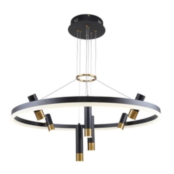 3097-8P, подвесная люстра, D800xH600/1000, LEDx48W + 7xLEDx3W, 4690LM, 4000K, included