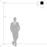 802010 Светильник NUBI 1х40W E27 ХРОМ/БЕЛЫЙ — изображение 2