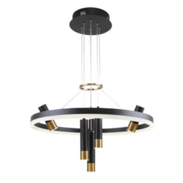 3097-7P, подвесная люстра, D600xH600/1000, LEDx35W + 6xLEDx3W, 3640LM, 4000K, included