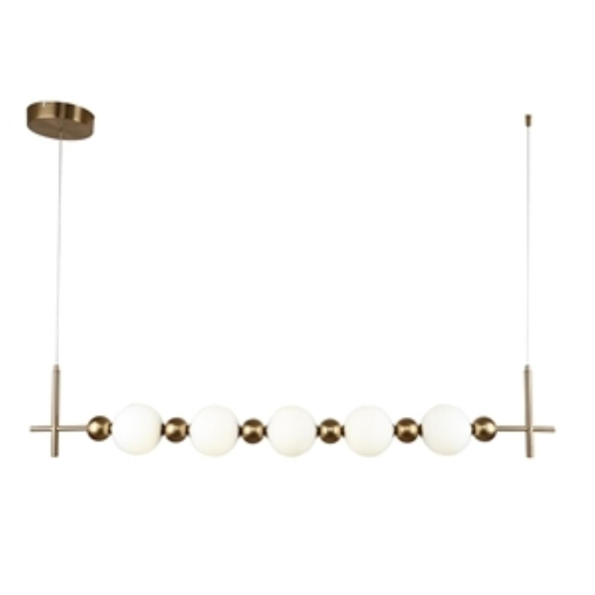 4088-5P, подвесная люстра, L1300xW160xH350/1500, 5xLEDx6W, 2250LM, 4000K, included — изображение 1