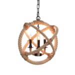 в наличии LOFT1194-3 Подвесная люстра LOFT IT Rope - купить в интернет-магазине Светильники Торг