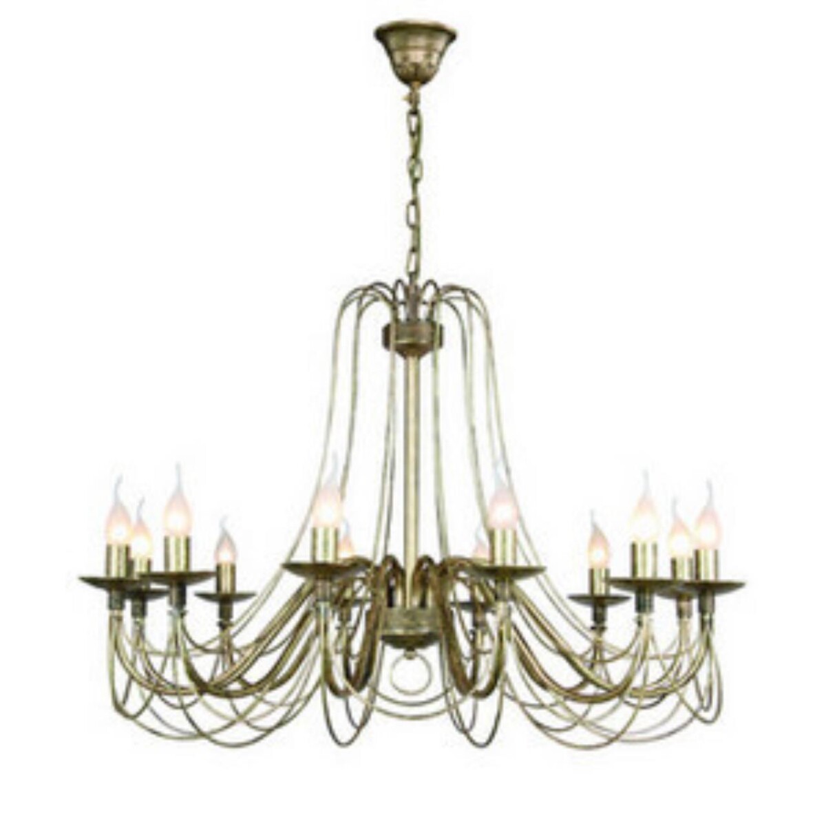 2163-12P, люстра подвесная, D920xH650/1350, 12xE14x40W, excluded — изображение 1