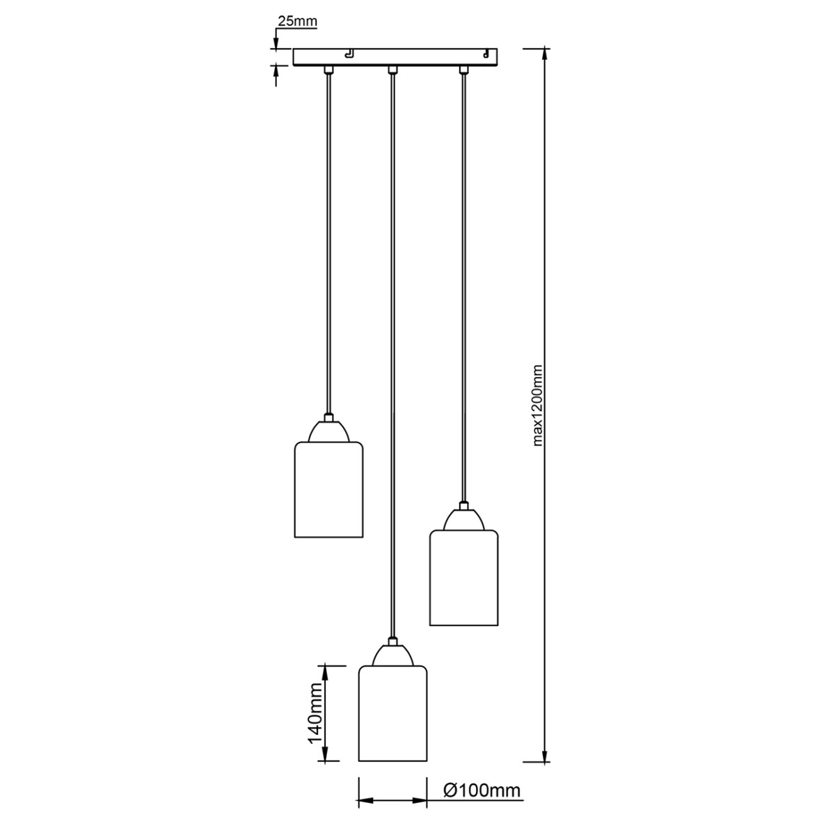 Escada 10179/3S E27*60W Black — изображение 6