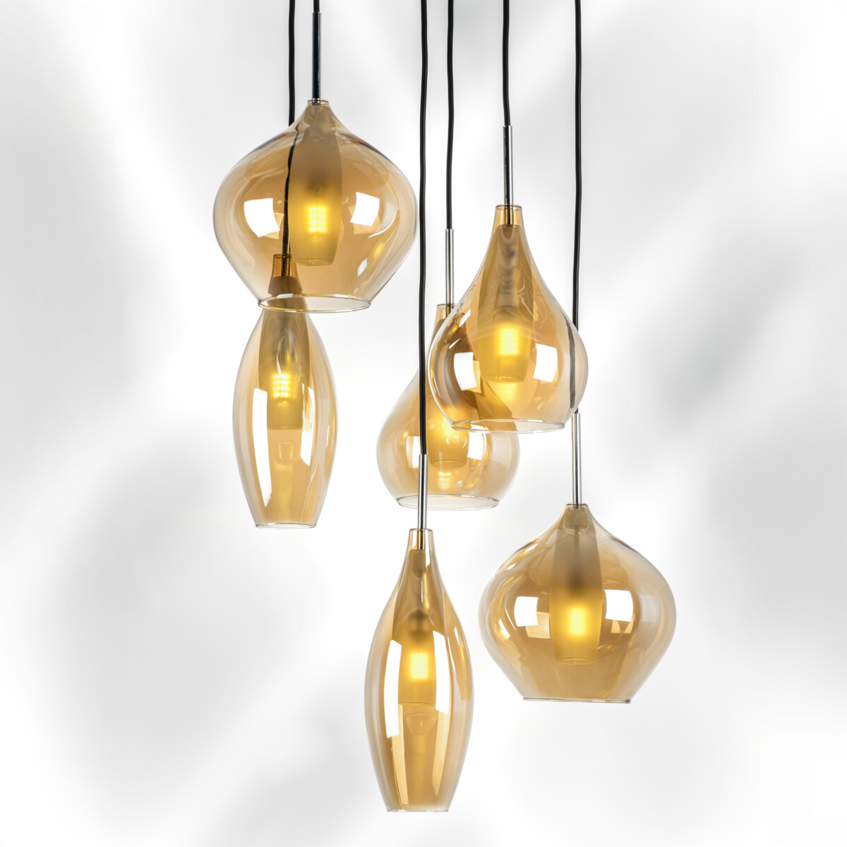 803063 Подвес PENTOLA 6х25W G9 ХРОМ/ЯНТАРЬ — изображение 17