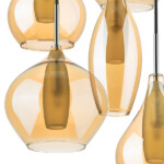 803063 Подвес PENTOLA 6х25W G9 ХРОМ/ЯНТАРЬ — изображение 7