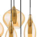 803063 Подвес PENTOLA 6х25W G9 ХРОМ/ЯНТАРЬ — изображение 9